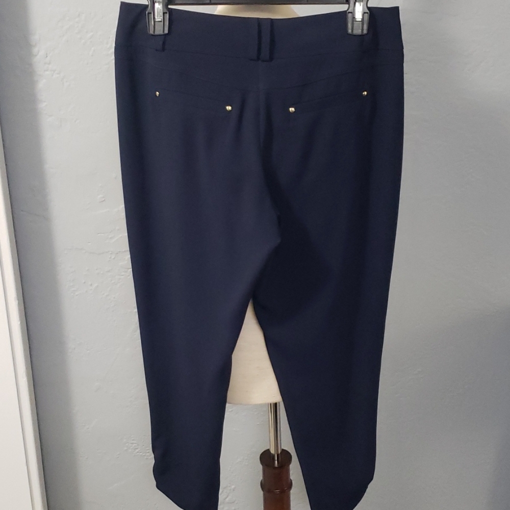 SALE$8.  Cashe' Navy Blue Pants - Picture 2 of 9